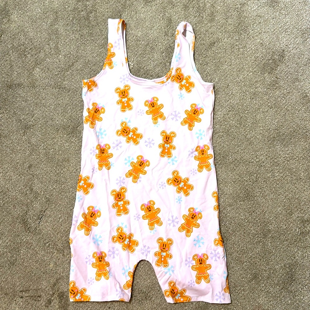 Adult Mickey Christmas Gingerbread Romper from Wild Rich Kids